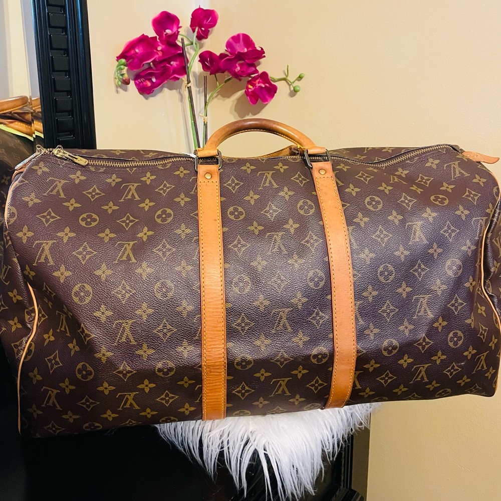 Louis Vuitton Boston Keepall 55”Monogram  Bag